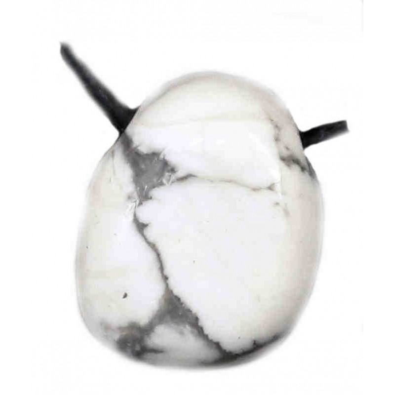 Magnesit - mit Bohrung gebohrter Trommelstein Edelstein gebohrt L Zen Manufaktur EBOZM40 Magnesit - mit Bohrung gebohrter Trommelstein Edelstein gebohrt L Zen Manufaktur EBOZM40