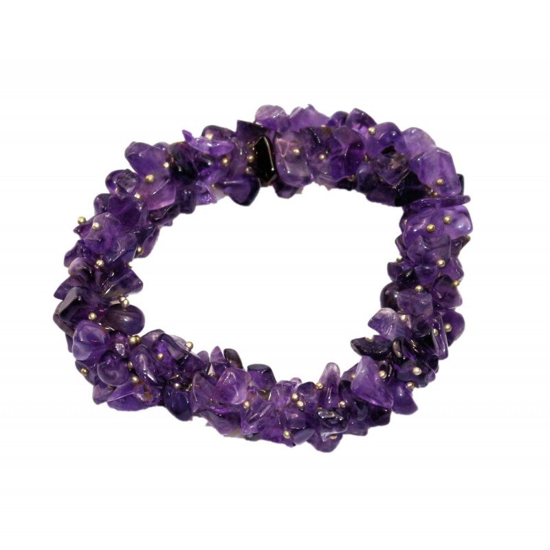 Amethyst Edelstein Armband Trommelstein Splitter gebohrt mehrfach rund angereiht Zen Manufaktur ARBSZM24 Amethyst Edelstein Armband Trommelstein Splitter gebohrt mehrfach rund angereiht Zen Manufaktur ARBSZM24