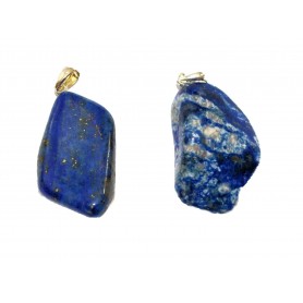 Trommelsteinanhänger Lapis Lazuli mit Öse Zen Manufaktur ATAHZM14