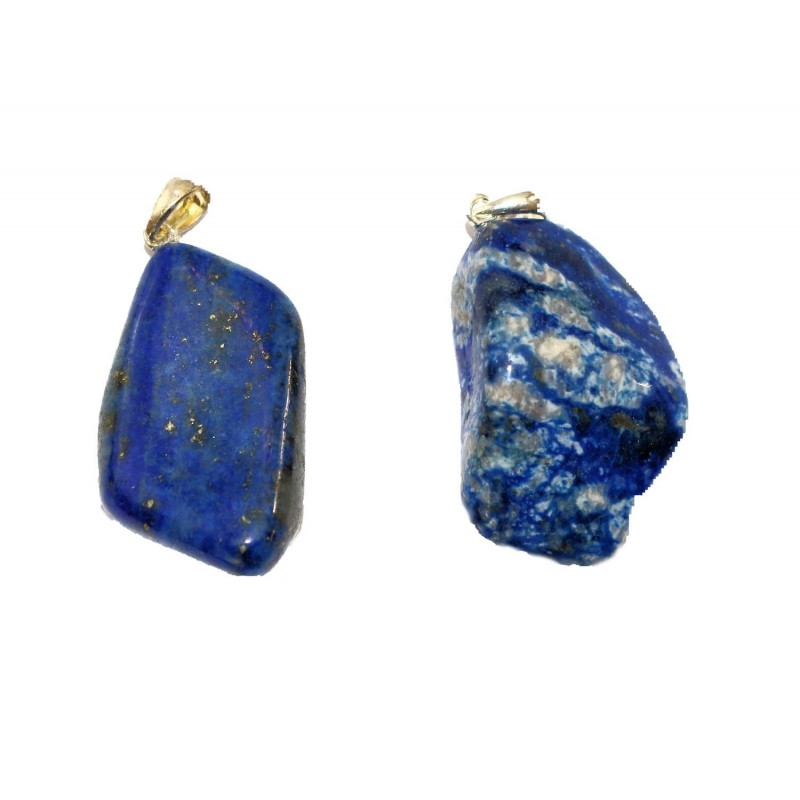 Trommelsteinanhänger Lapis Lazuli mit Öse Zen Manufaktur ATAHZM14