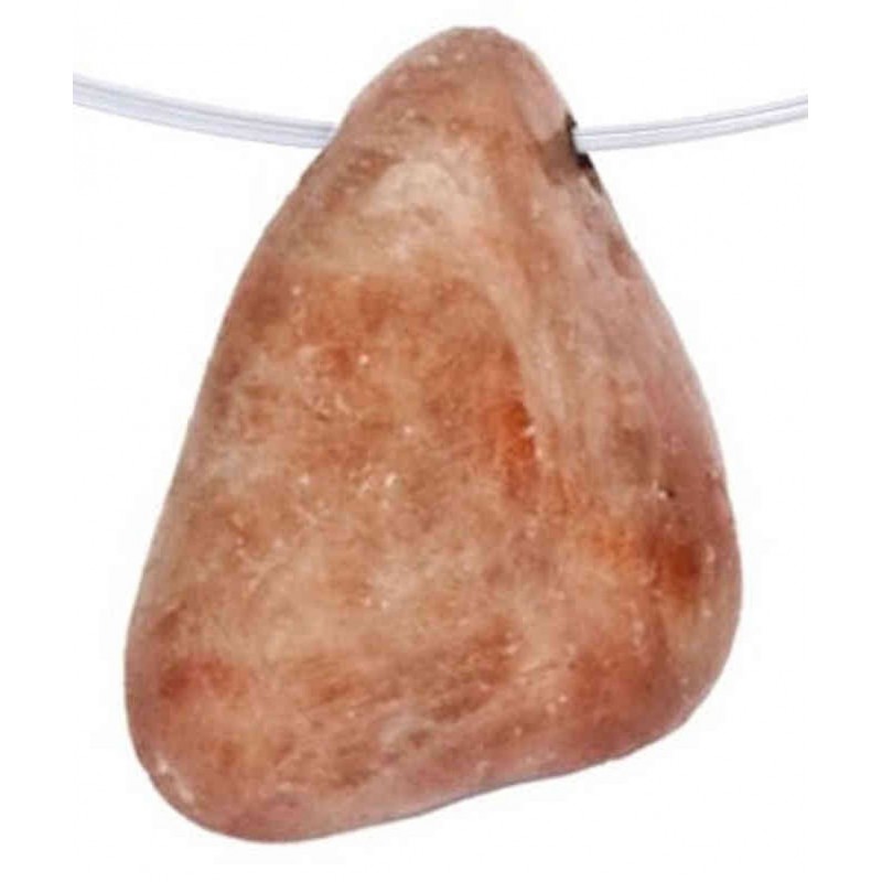 Sonnenstein - mit Bohrung gebohrter Trommelstein Edelstein gebohrt L Zen Manufaktur EBOZM65 Sonnenstein - mit Bohrung gebohrter Trommelstein Edelstein gebohrt L Zen Manufaktur EBOZM65