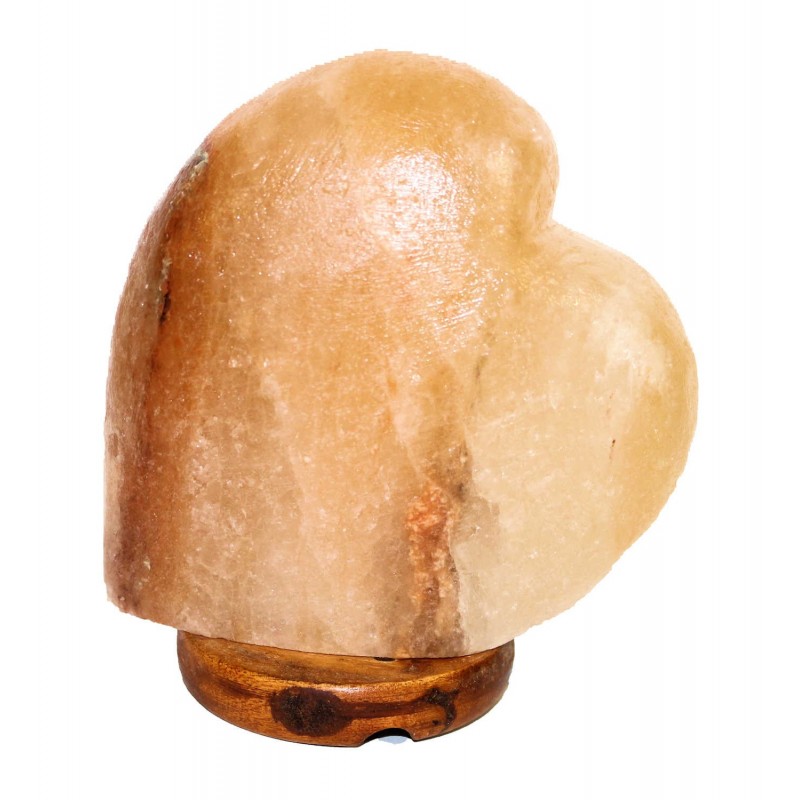Salzkristall - Lampe Herz mit Leuchtmittel naturbelassen Salz geschliffen Zen Manufaktur KTHZM21 Salzkristall - Lampe Herz mit Leuchtmittel naturbelassen Salz geschliffen Zen Manufaktur KTHZM21