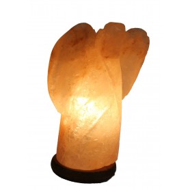 Salzkristall - Lampe Engel mit Leuchtmittel Salz geschliffen Zen Manufaktur KTHZM22