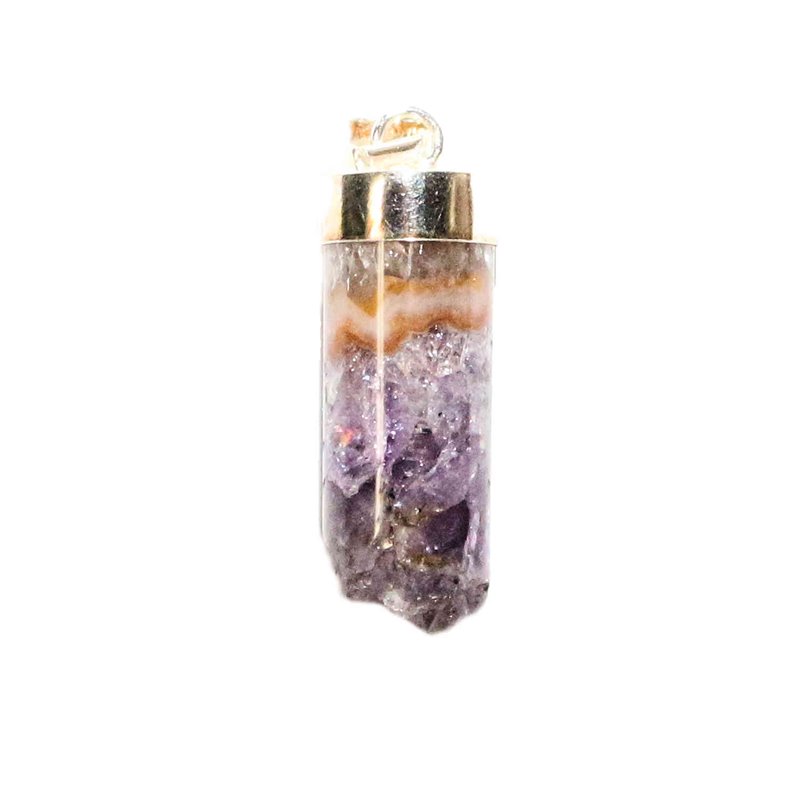 Amethyst AA Nadel Anhänger mit Silberkappe geschliffen 30mm Zen Manufaktur SEOZZM25 Amethyst AA Nadel Anhänger mit Silberkappe geschliffen 30mm Zen Manufaktur SEOZZM25
