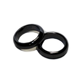 Edelstein Ring der Kraft poliert Außenseite abgerundet 6 mm verschiedene Größen Fingerring Zen Manufaktur ERAZMHR6