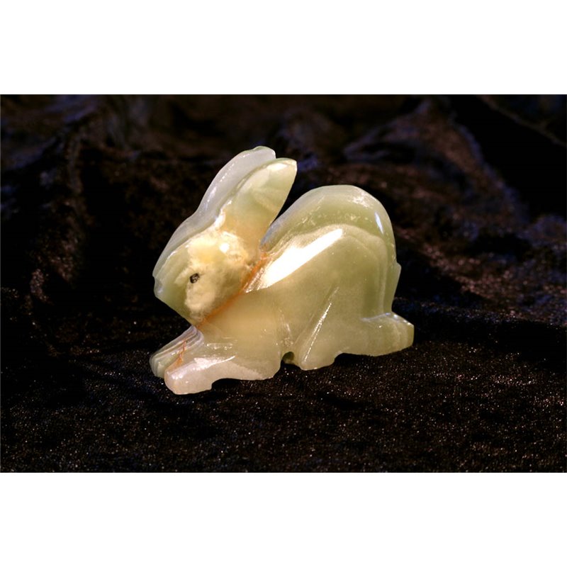 Hase gravur aus Onyxmarmor ca. 7 cm Zen Manufaktur gsezm3 Hase gravur aus Onyxmarmor ca. 7 cm Zen Manufaktur gsezm3