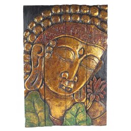 Fancy Buddha Relief 60 cm Altar zu Klappbar4 Teilig Zen Manufaktur BSATZM12