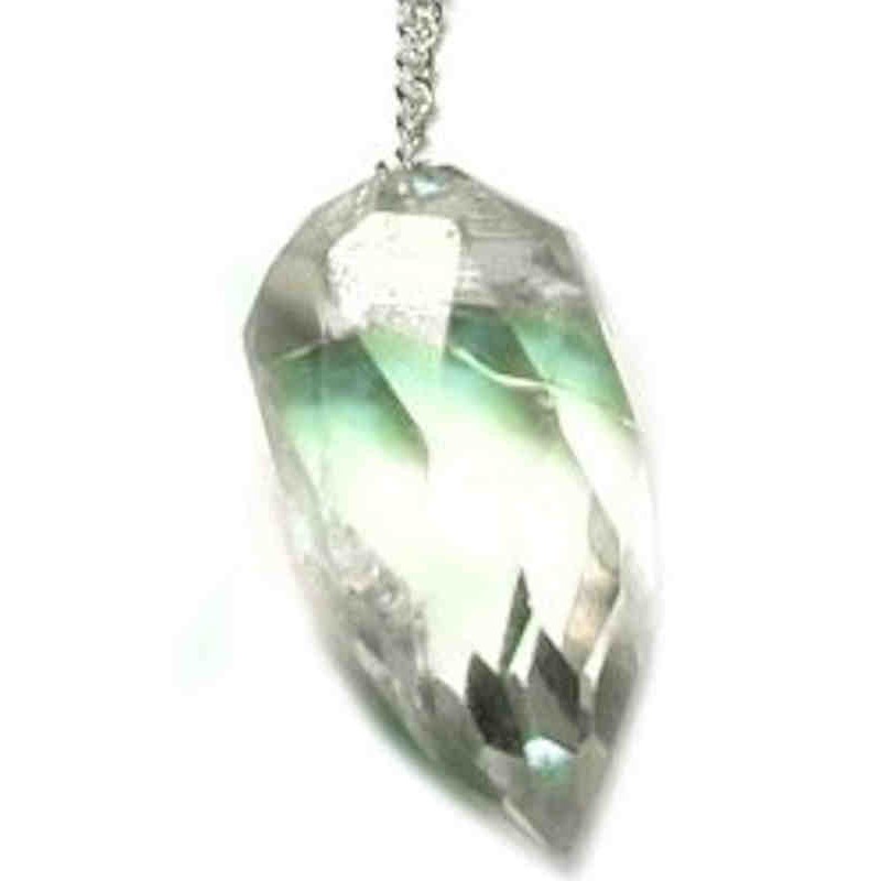 Pendel Edelstein mit facettierter Spitze und Silberkette mit Endkugel Zen Manufaktur ESPZM3 Pendel Edelstein mit facettierter Spitze und Silberkette mit Endkugel Zen Manufaktur ESPZM3