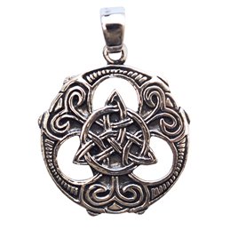 Anhänger "Keltischer Dreiecksknoten" 2,5cm Silber 925