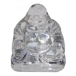 Lachender Buddha Glas 6,5x8cm