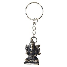 Schlüsselanhänger "Ganesha" Messing 8cm