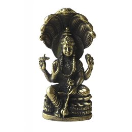 "Vishnu auf Thron" Messing 6cm