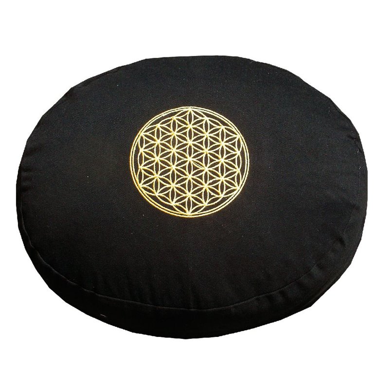 Meditationskissen mit Inlet "BDL" Baumwolle(80%), Polyester(20%) schwarz Meditationskissen mit Inlet "BDL" Baumwolle(80%), Polyester(20%) schwarz