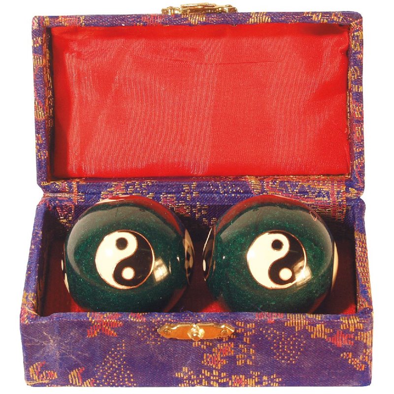 Qi Gong Kugel Yin Yang rot 35mm Qi Gong Kugel Yin Yang rot 35mm