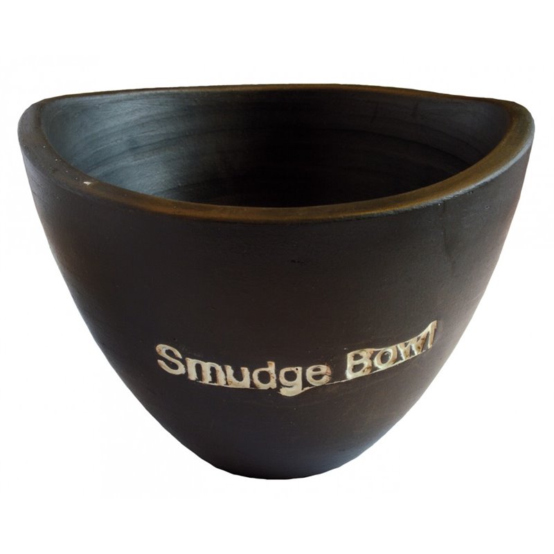 Räuchergefäß "Smudge-Bowl" klein Keramik schwarz