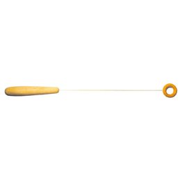 Einhandrute "Mose" mit Kirschholzgriff vergoldet 42cm