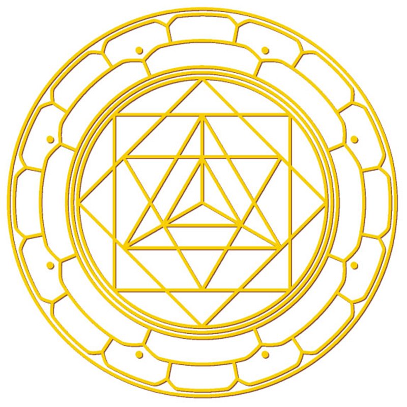 Aufkleber Set 4x3cm/1x7,5cm gold-transparent Merkabah Aufkleber Set 4x3cm/1x7,5cm gold-transparent Merkabah