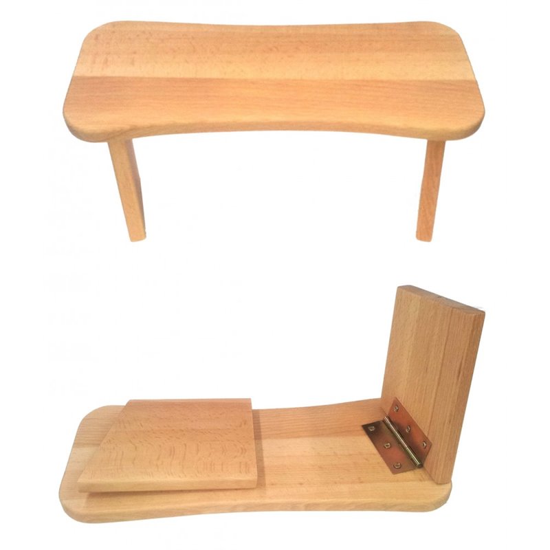 klappbare Meditationsbank Buchenholz 40x20x20cm klappbare Meditationsbank Buchenholz 40x20x20cm